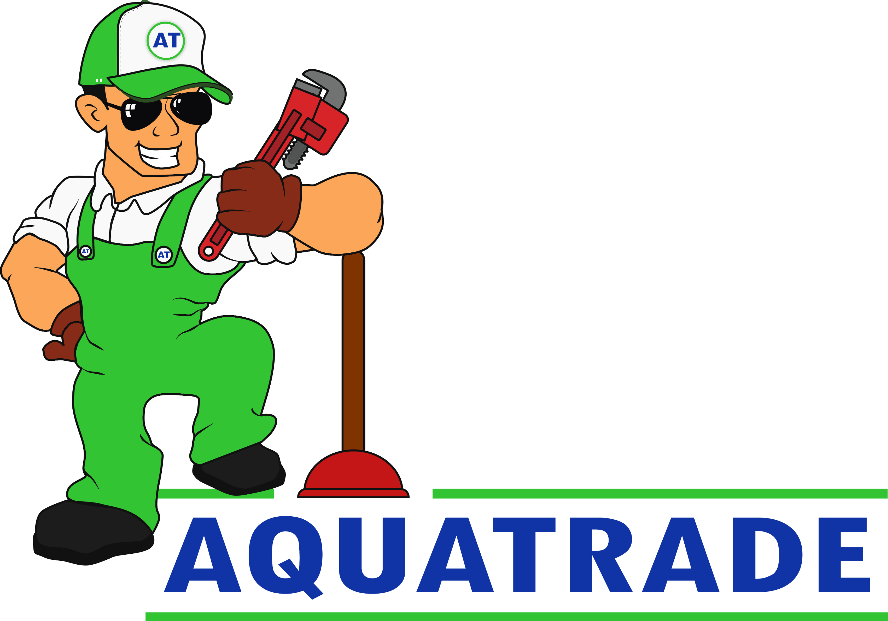Aquatrade Plumbing Logo